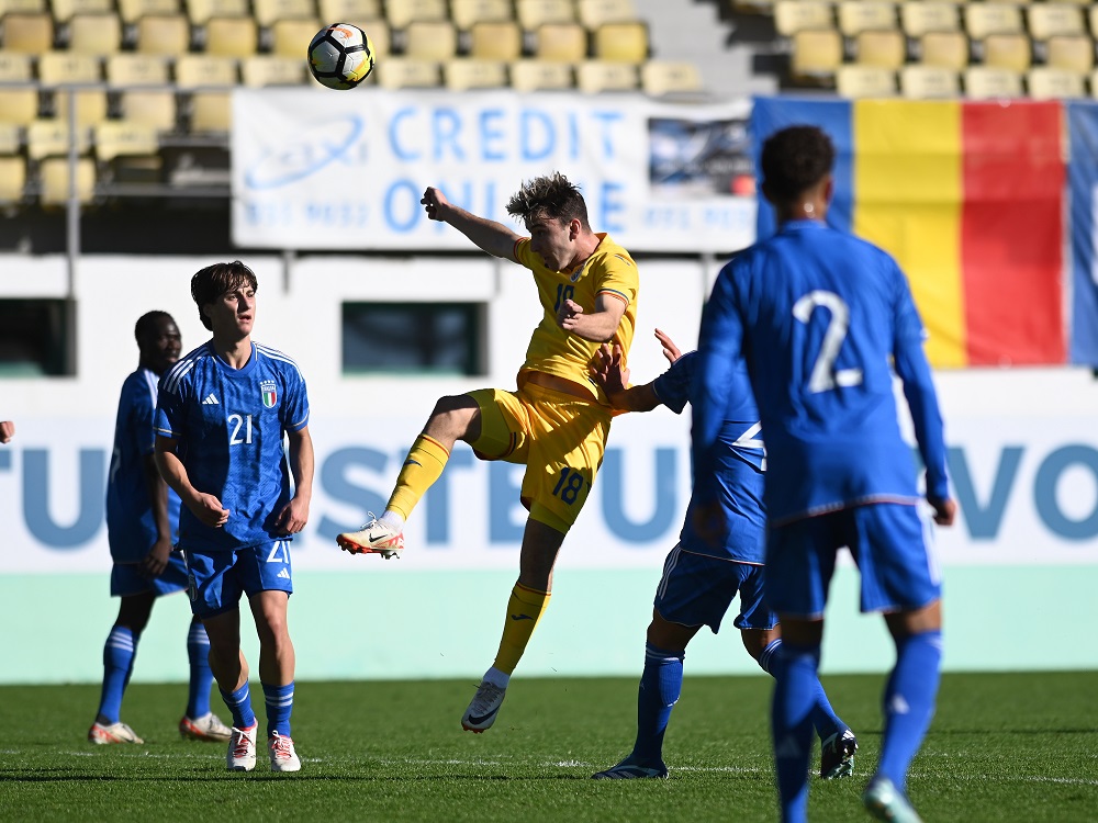 România U18 - Italia U18 s-a încheiat la Chiajna: ”tricolorii” au deschis scorul, dar apoi au început să curgă golurile oaspeților!_10