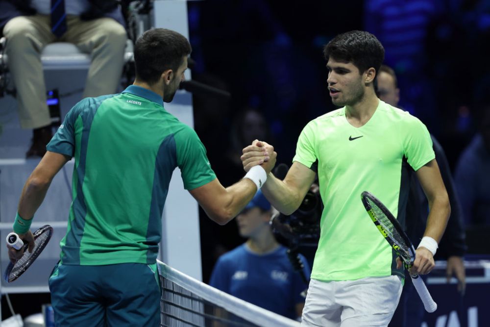 Carlos Alcaraz, doar o umbră: Novak Djokovic l-a învins cu 6-3, 6-2, în semifinalele Turneului Campionilor_20