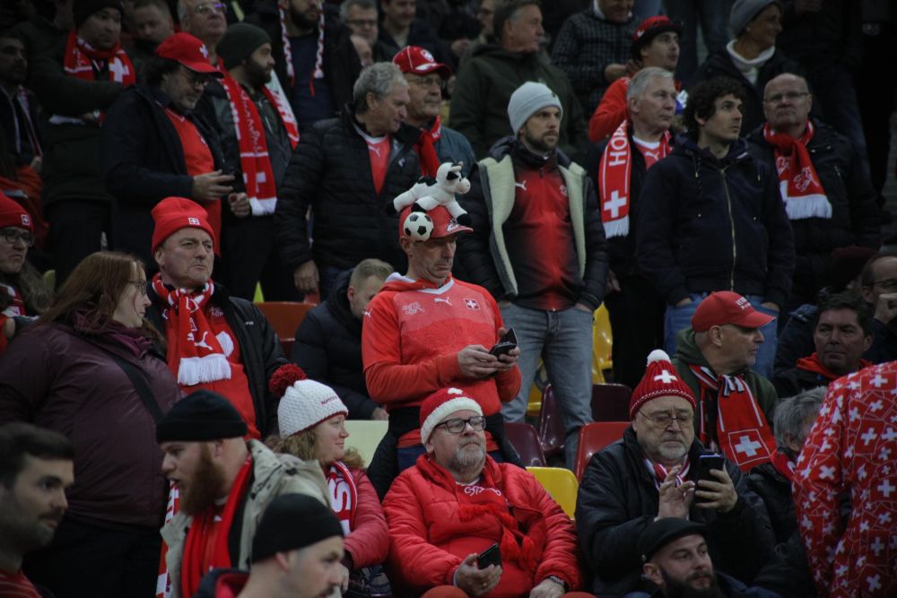 Red House! Fanii Elveției s-au strâns cu mic, cu mare pe Arena Națională_6