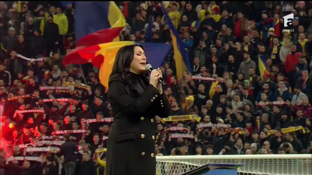 Acum ori niciodată! Imagini emoționante: cum au trăit tricolorii imnul României cântat de Andra pe Arena Națională _15