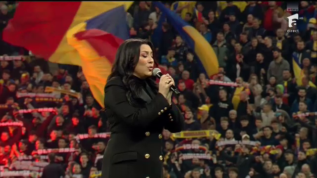 Acum ori niciodată! Imagini emoționante: cum au trăit tricolorii imnul României cântat de Andra pe Arena Națională _17