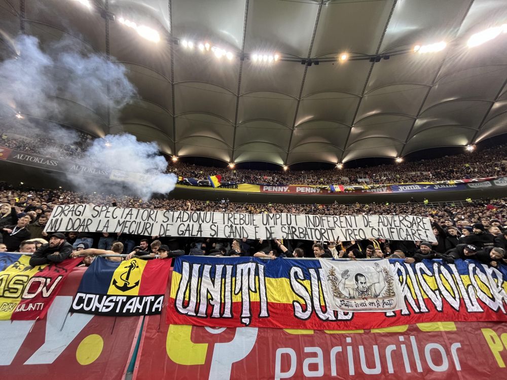 Ultrașii din "Uniți Sub Tricolor" nu se dezmint. Mesajul transmis fanilor României la meciul cu Elveția_2