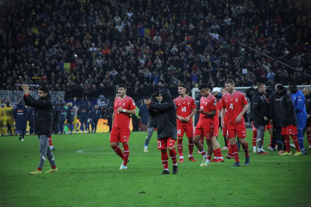 Gest frumos al fotbaliștilor Elveției, la finalul meciului cu România_2