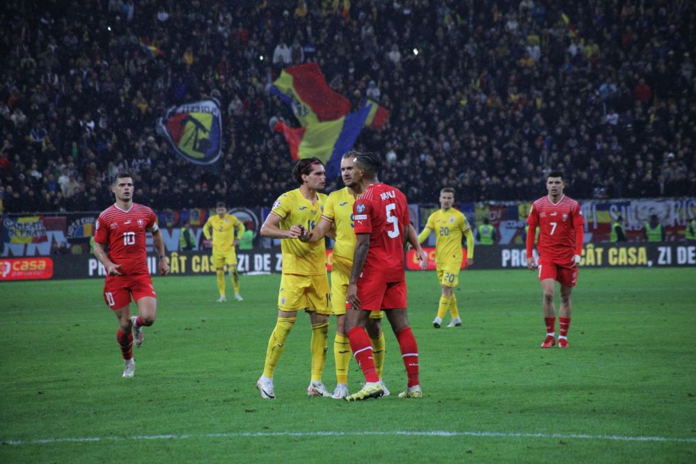 Gest frumos al fotbaliștilor Elveției, la finalul meciului cu România_11