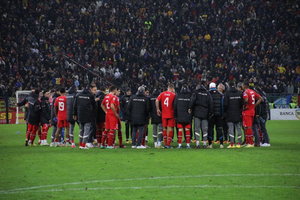 Gest frumos al fotbaliștilor Elveției, la finalul meciului cu România_8