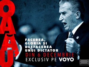 
	Documentarul TOVARĂȘU&rsquo;, difuzat EXCLUSIV pe VOYO. Nicolae Ceaușescu: Facerea, gloria și desfacerea unui dictator
