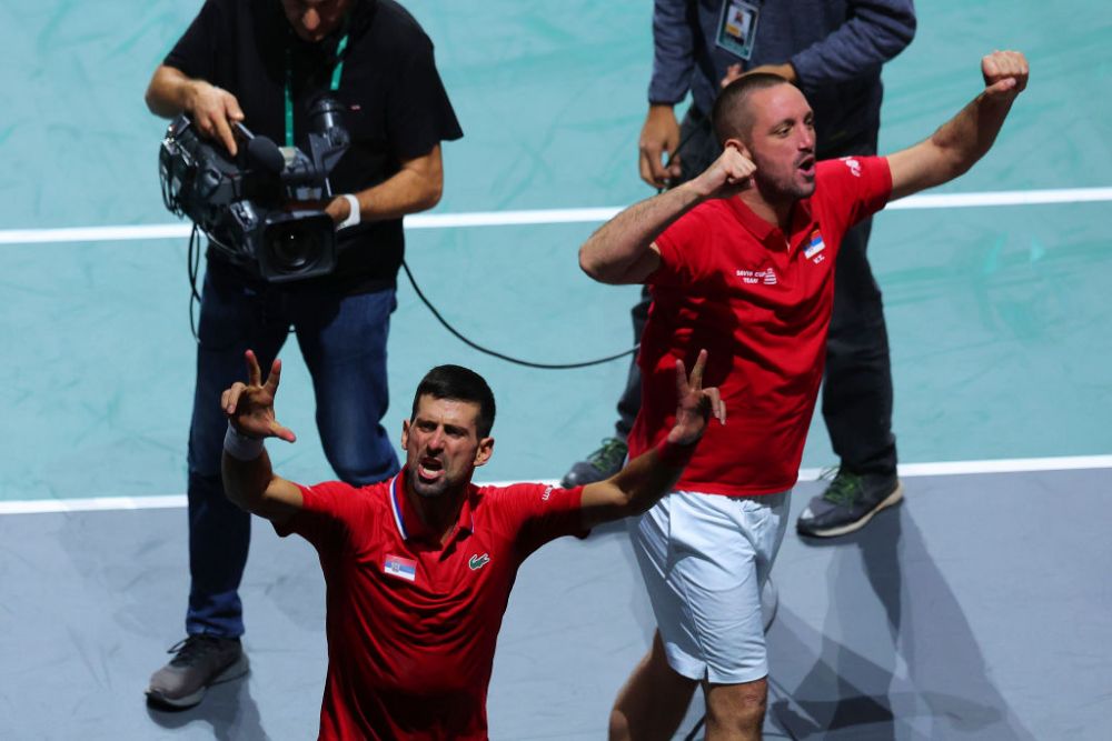 Nebunie de meci! Sinner salvează 3 mingi de meci cu Djokovic și îi oprește invincibilitatea de 12 ani în Cupa Davis_4
