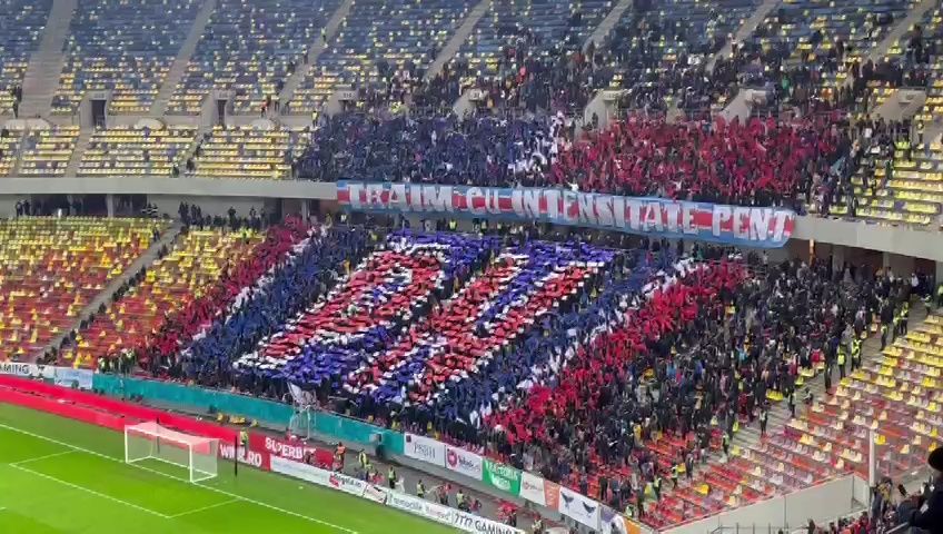 Li s-a terminat banner-ul! Gafă a galeriei FCSB la derby-ul cu Dinamo_3