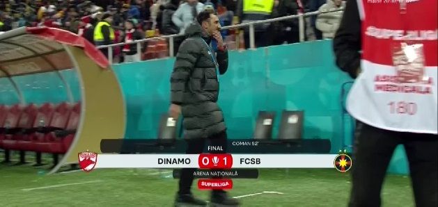 Elias Charalambous, gest obscen în fața fanilor lui Dinamo. Cipriotul a cedat imediat după derby_15