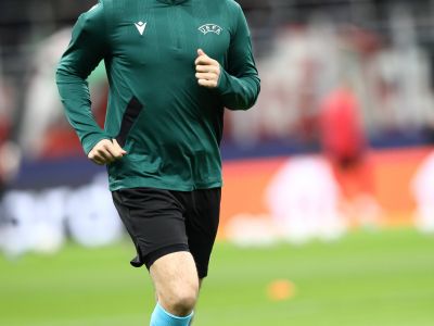 Istvan Kovacs a condus AC Milan - Borussia Dortmund/sursa foto: Getty
