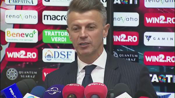 Ovidiu Burcă, la ultima conferință de presă la Dinamo (29.11.2023)