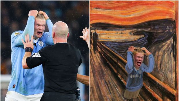 
	Reacția genială a lui Erling Haaland la meme-urile apărute după criza de nervi&nbsp;din Manchester City - Tottenham
