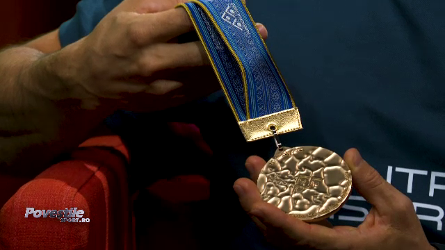 Constantin Popovici și-a prezentat medalia de campion mondial la Poveștile Sport.ro: ”Extraordinar de frumoasă”_9
