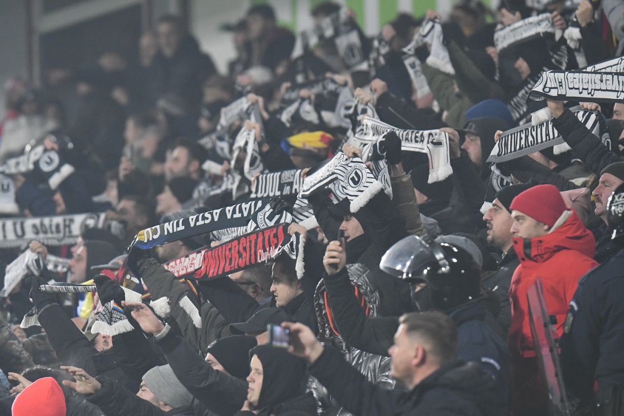Fanii lui U Cluj au invadat stadionul marii rivale! Imagini spectaculoase din Gruia_5