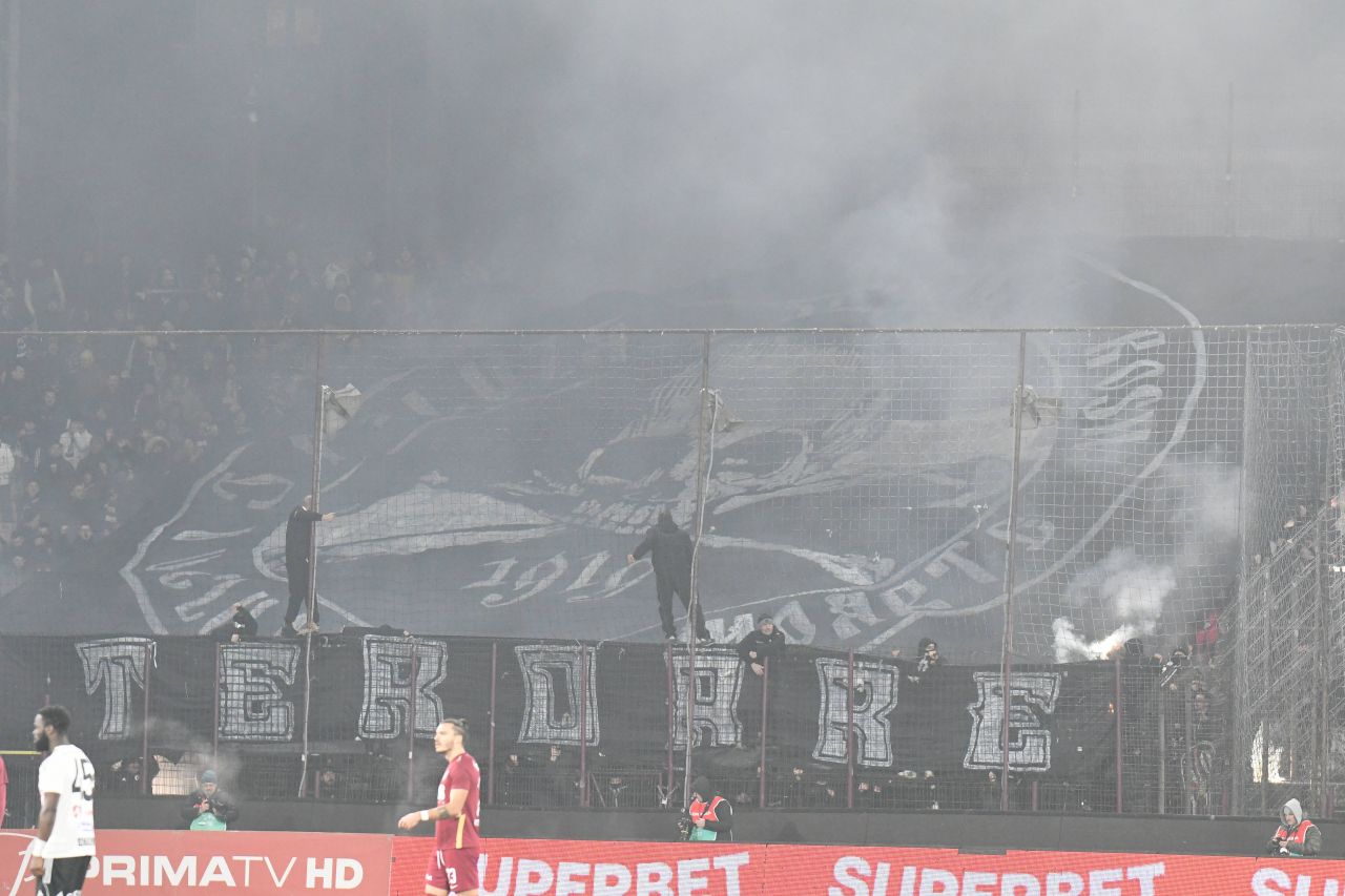 Fanii lui U Cluj au invadat stadionul marii rivale! Imagini spectaculoase din Gruia_7