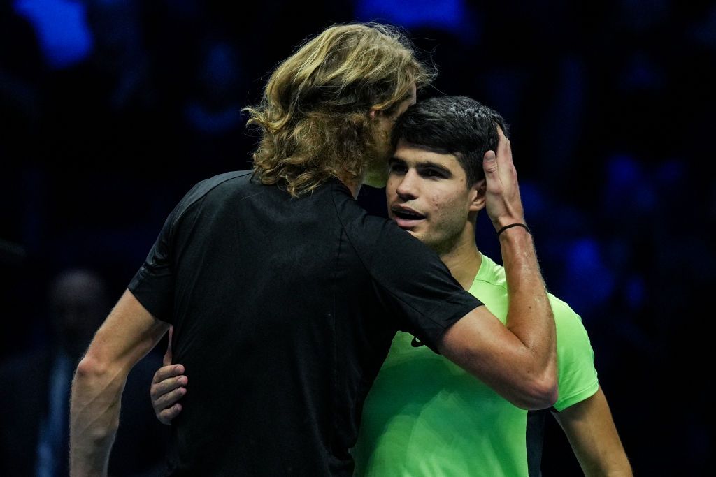 Criticat de Boris Becker, Alcaraz a răspuns pe teren: l-a bătut din nou pe Djokovic, într-un amical jucat la Riad_36