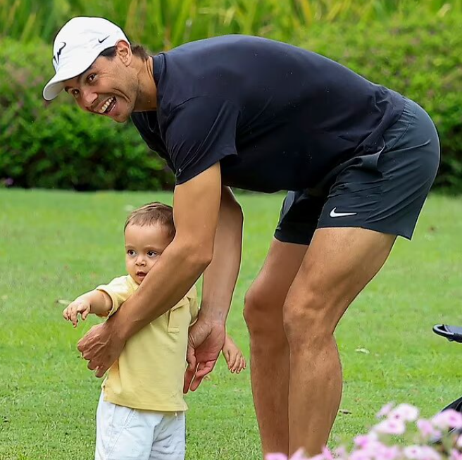 Cea mai clară poză din câte există! Cum arată Rafael Nadal Junior la un an și trei luni_1