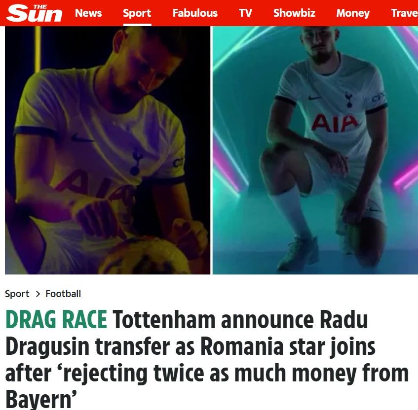 Reacția presei internaționale după transferul lui Drăgușin la Tottenham: "Cel mai râvnit fundaș / A refuzat salariu dublu de la Bayern"_8