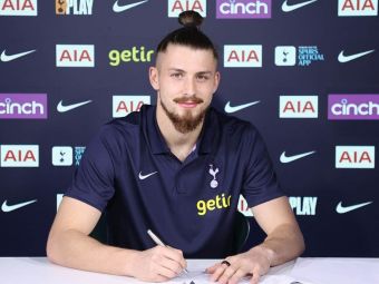 
	&quot;Imediat!&quot; Veste uriașă primită de Radu Drăgușin după transferul la Tottenham
