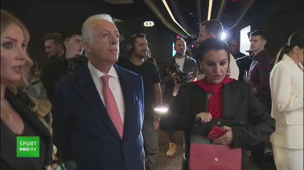 Romina Gingașu și Pierro Ferrari, la premiera peliculei 