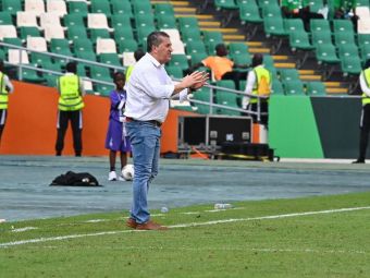 
	Fostul antrenor al Rapidului continuă comedia: discurs à la Gigi Becali după ce a debutat cu stângul la Cupa Africii
