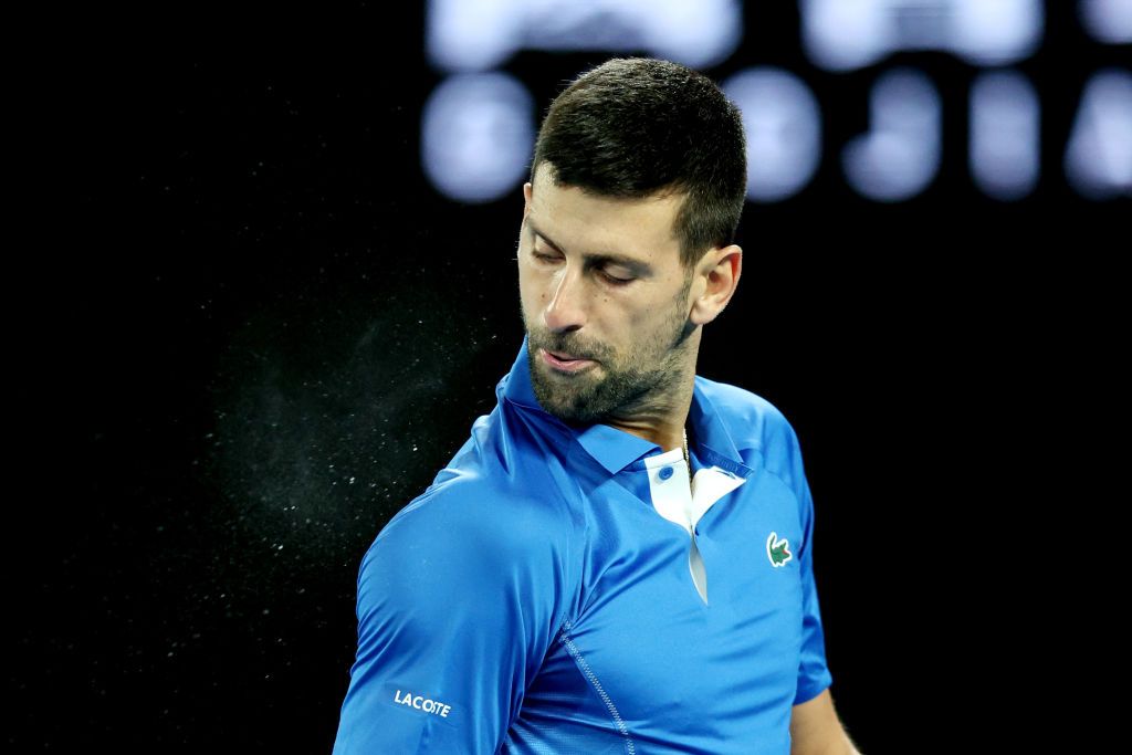 Novak Djokovic Alexei Popyrin Arena Rod Laver Australian Open 2024