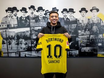 
	Frenezie la Dortmund! Câte tricouri cu numele lui Sancho a vândut Borussia în doar o săptămână
