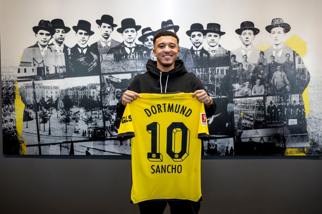 Jadon Sancho Borussia Dortmund Manchester United