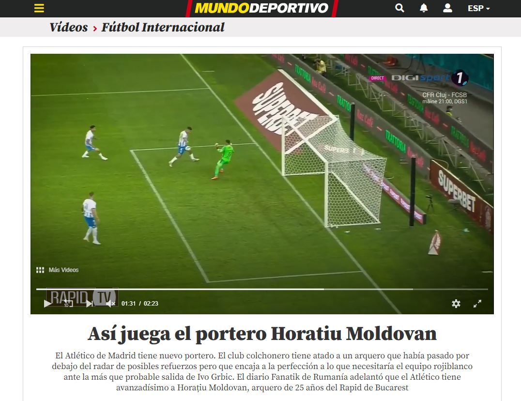 „Se potrivește perfect nevoilor lui Atletico!” Spaniolii au scris despre Horațiu Moldovan _1