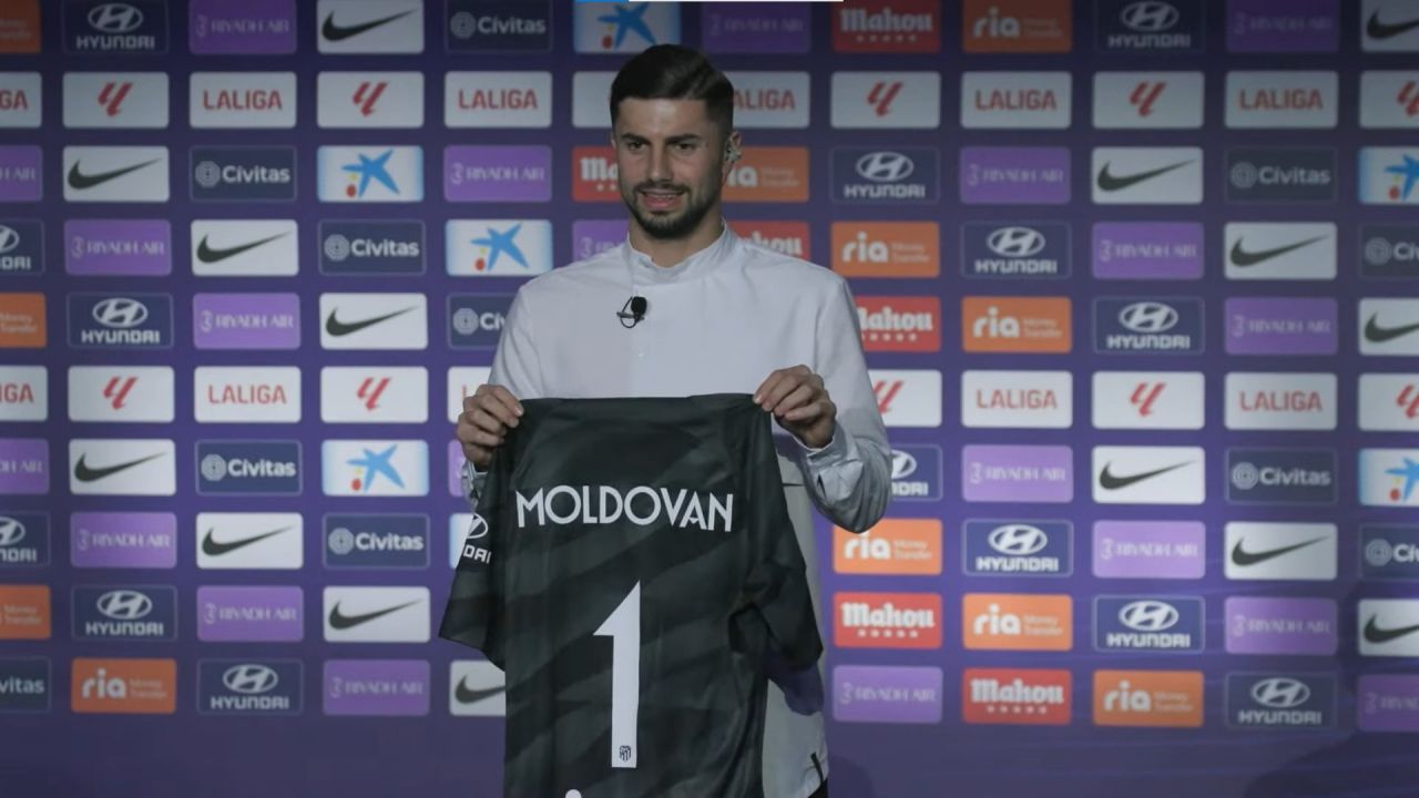 Horațiu Moldovan, prima conferință la Atletico Madrid. A primit numărul 1 și a vorbit despre Oblak și Simeone_1