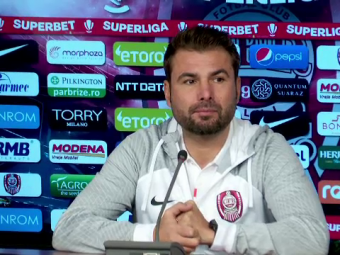 &bdquo;Banii nu sunt importanți!&rdquo; Adrian Mutu, la prima conferință de presă ca antrenor al lui CFR Cluj&nbsp;