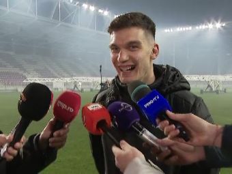 
	Aioani, interviu în fața galeriei din Giulești: &quot;Cea mai frumoasă seară după câștigarea campionatului!&quot;
