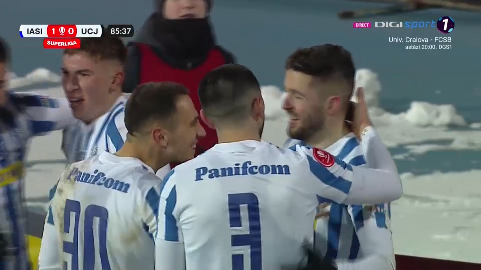 Poli Iași - U Cluj 1-0. Gazdele au dat lovitura pe finalul partidei _3