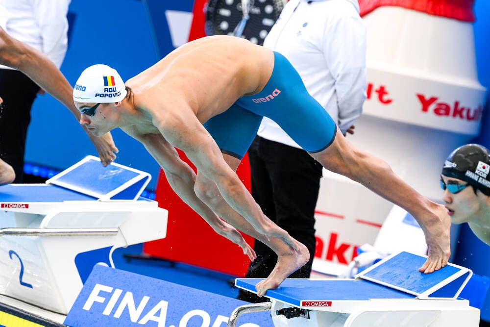 România, ce performanță! David Popovici a intrat hotărât în bazin în an olimpic. Superstarul natației, victorii excepționale_8