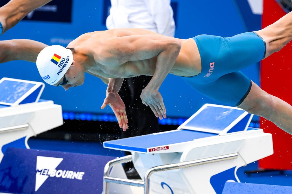 România, ce performanță! David Popovici a intrat hotărât în bazin în an olimpic. Superstarul natației, victorii excepționale_9