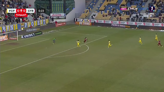 Ratare imensă în primele 20 de secunde ale meciului Petrolul Ploiești - CFR Cluj_11