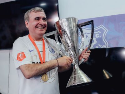 Gheorghe Hagi, campion al Ligii 1 cu FCV Farul Constanța / Foto - Getty Images