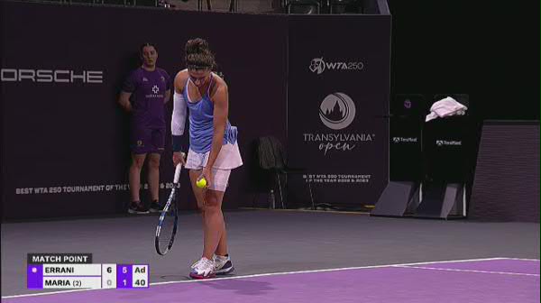 Sara Errani a jucat „tenis aerian” la Transylvania Open și a distrus a doua favorită (LIVE pe Pro Arena și VOYO)