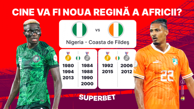
	(P) Africa îşi încoronează &bdquo;regina&rdquo;! Super Cote pentru finala Nigeria &ndash; Coasta de Fildeş
