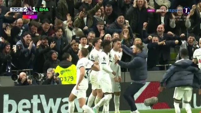 Drăgușin a intrat pe teren după golul lui Tottenham! Final nebun al meciului cu Brighton_1