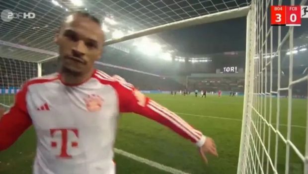 
	Reacție grosolană a lui Leroy Sane după înfrângerea la scor a lui Bayern în fața lui Bayer Leverkusen
