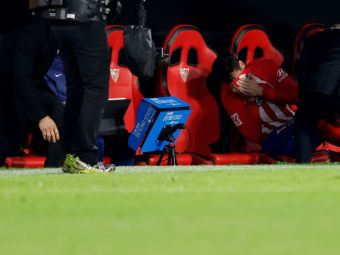 
	Accidentare teribilă sub privirile lui Horațiu Moldovan! Starul lui Atletico Madrid a ieșit în lacrimi de pe teren
