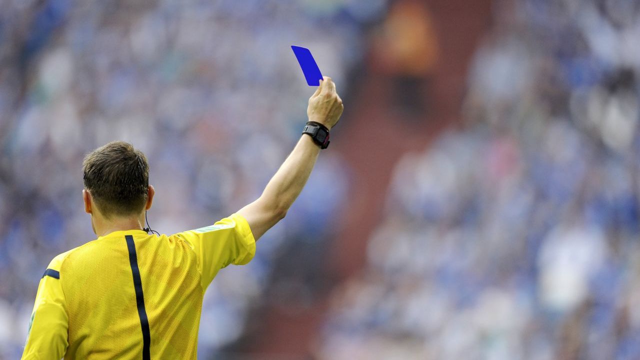 Cartonașul albastru FIFA IFAB