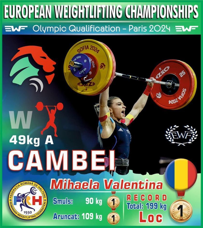 Supercampioana Mihaela Cambei! Trei medalii de aur și două recorduri la Campionatele Europene_21