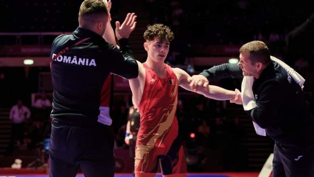 
	Reacția lui Denis Mihai după ce a cucerit medalia de bronz la Campionatul European de lupte
