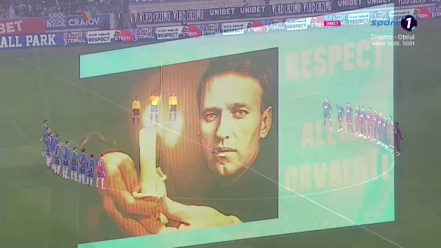 FCU Craiova a ținut un minut de reculegere în memoria lui Alexei Navalnîi! Reacția imediată a LPF_2