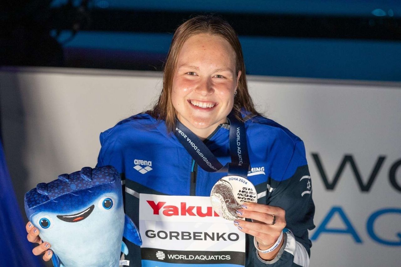 Anastasia Gorbenko a fost fluierată la Mondialul de natație de spectatorii qatarezi. Cum a reacționat medaliata din Israel_2