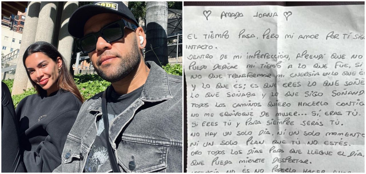 Soția lui Dani Alves a publicat din greșeală scrisoarea trimisă de brazilian din închisoare, în așteptarea sentinței _6