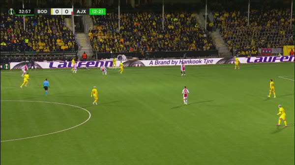 Bodo/Glimt - Ajax 0-1: GOL Berghuis (VOYO)