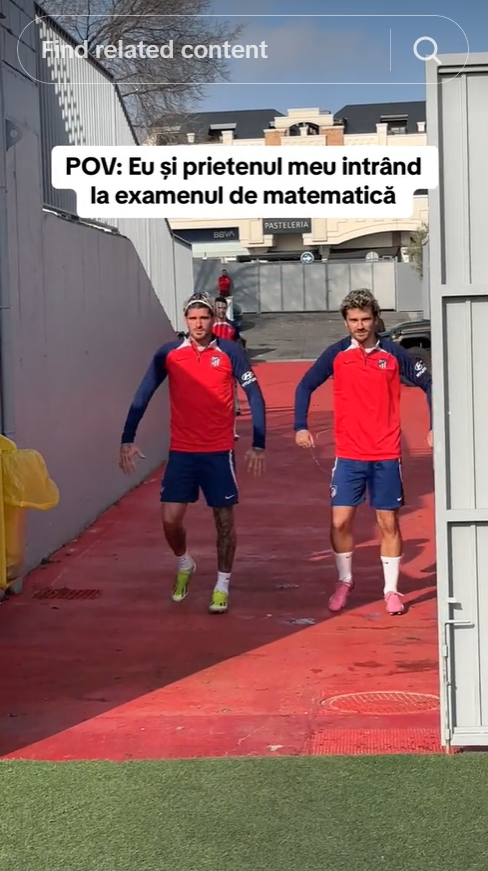 "Moldovan e pe mână cu adminul". Contul de TikTok al lui Atletico 'a explodat': clip genial cu Griezmann și Rodrigo de Paul, pe o manea_2